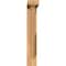 Ekena Millwork Traditional Block Smooth Bracket w/ Offset Brace, Western Red Cedar, 3 1/2"W x 18"D x 22"H BKT0402X18X22TRA05SWR - alternate 3